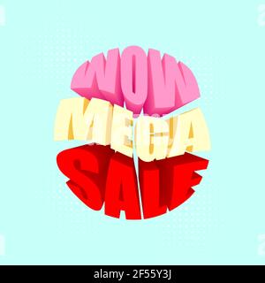 3D Gold Text super Verkauf Design Element Business object Stock Vektor