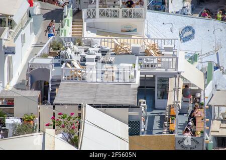 Santoriini, Griechenland 2014 Stockfoto