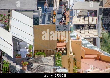 Santoriini, Griechenland 2014 Stockfoto