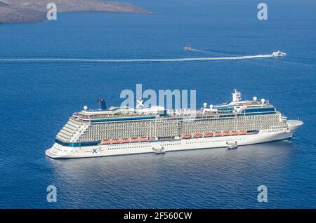 Santoriini, Griechenland 2014 Stockfoto