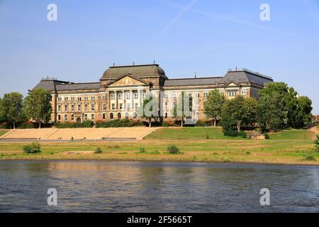 Sächsisches Staatsministerium der Finanzen in Dresden. Sachsen, Deutschland, Europa. Stockfoto