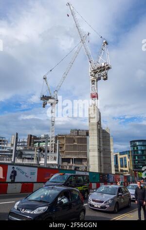 St. James Quarter wird in Edinburgh gebaut. Stockfoto