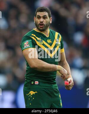 Aktenfoto vom 13-11-2016 des australischen Greg Inglis Ausgabedatum: Mittwoch, 24. März 2021. Stockfoto