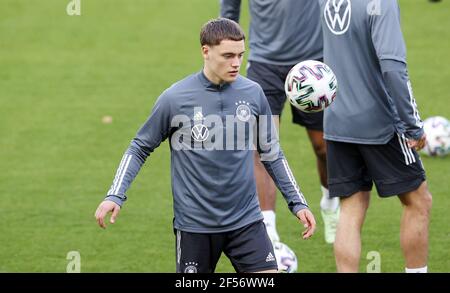 Duisburg, Deutschland. 24th Mär, 2021. firo: 24.03.2021 Fußball, Fußball: Landerspiel Nationalmannschaft Deutschland, GER Training GER Florian Wirtz, Deutschland Quelle: dpa/Alamy Live News Stockfoto