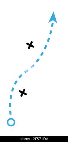 Tactics Vektor Icon.Tactics Geschäftskonzept Icon und Symbol. Flaches Design. Vektor EPS10 Stock Vektor