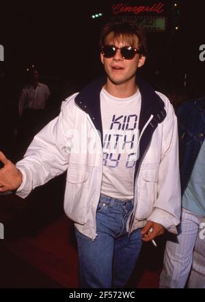 HOLLYWOOD - JULI 5: Schauspieler Christian Slater besucht die 'Lethal Weapon 2' Hollywood-Premiere am 5. Juli 1989 im Mann's Chinese Theatre in Hollywood, Kalifornien.Quelle: Ralph Dominguez/MediaPunch Stockfoto