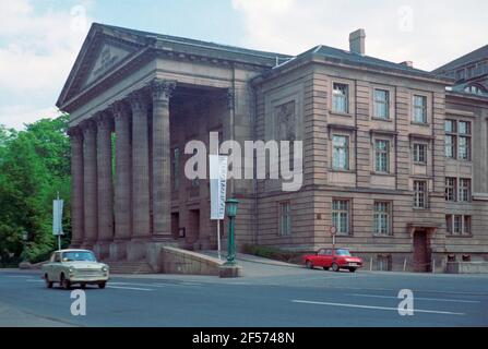 Theater, 19. Mai 1990, nur vier Monate vor der deutschen Wiedervereinigung, Meiningen, Thüringen, DDR Stockfoto