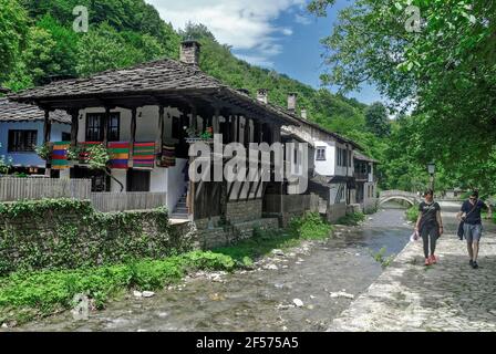 Der Ethnographische Und Architektonische Komplex Etara, Bulgarien, Stockfoto