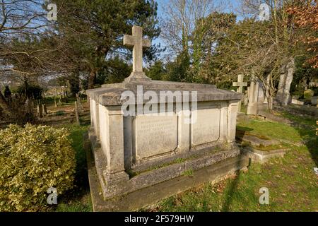 Das Grab des Großherzogs Michael Michailowitsch von Russland Hampstead Friedhof Stockfoto