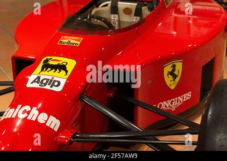 Ferrari Formel-1-Auto Stockfoto