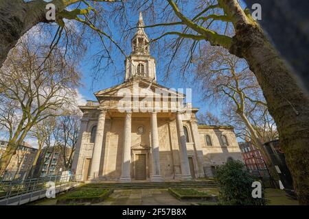 St. Leonard's Kirche Shoreditch Stockfoto