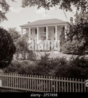 Haus des Plantagenbesitzers. Marshallville, Georgia, Juli 1937. Foto von Dorothea lange. Stockfoto