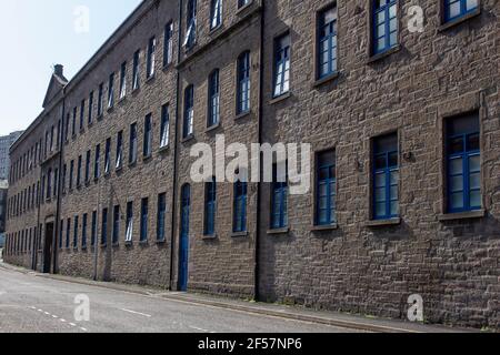 Dundee und seine umliegenden Straßen Stockfoto