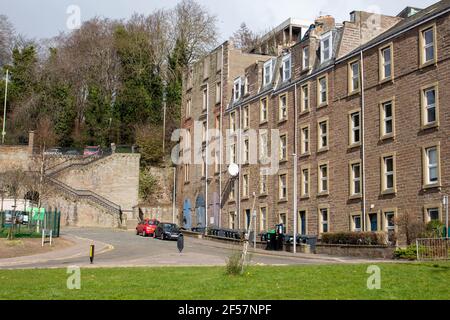 Dundee und seine umliegenden Straßen Stockfoto