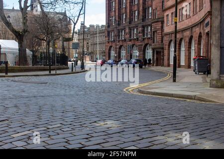 Dundee und seine umliegenden Straßen Stockfoto