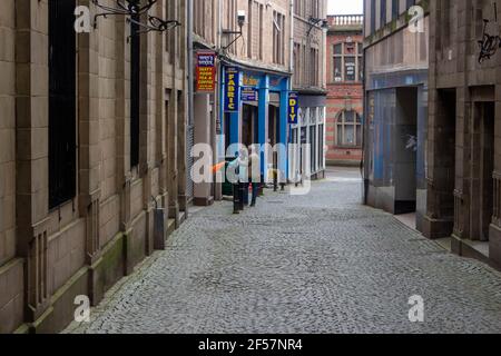 Dundee und seine umliegenden Straßen Stockfoto