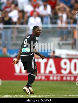 DC United besiegte Columbus Crew 2-1 in einem Open Cup Spiel im Maryland Soccerplex am 1 2006. August. Stockfoto