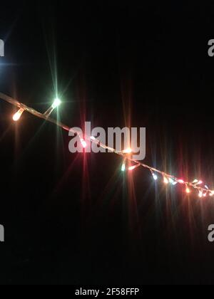 Kleine Lampen Stockfoto