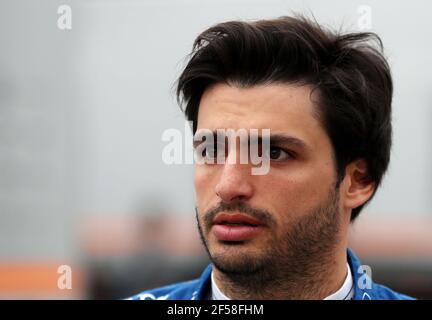 Aktenfoto vom 20-02-2019 von Carlos Sainz. Ausgabedatum: Donnerstag, 25. März 2021. Stockfoto