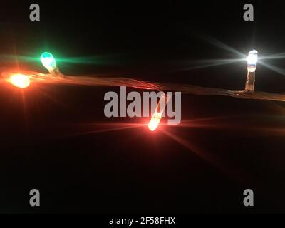 Kleine Lampen Stockfoto