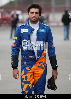 Aktenfoto vom 20-02-2019 von Carlos Sainz. Ausgabedatum: Donnerstag, 25. März 2021. Stockfoto