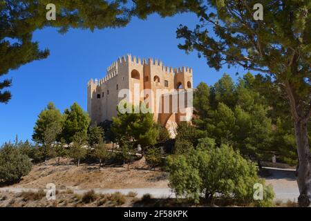 Renaissance-Schloss, Velez Blanco, Andalusien, Spanien Stockfoto