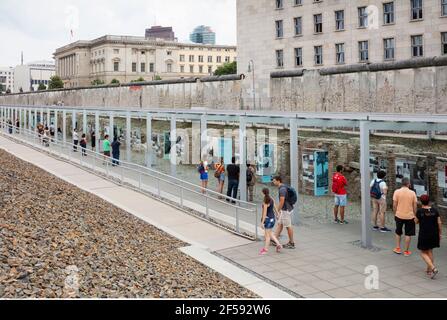 Geographie / Reisen, Deutschland, Berlin, Berlin Mitte, Dokumentationszentrum, Topographie des Terrors, nur redaktionelle Verwendung Stockfoto