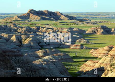 Geographie / Reisen, USA, South Dakota, Badlands National Park, Aussichtspunkte, Badlands National Park, Zusätzliche-Rights-Clearance-Info-Not-Available Stockfoto