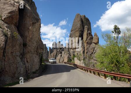 Geographie / Reisen, USA, South Dakota, Custer State Park, Needles, Custer State Park, Black Hill, Zusätzliche-Rights-Clearance-Info-Not-Available Stockfoto