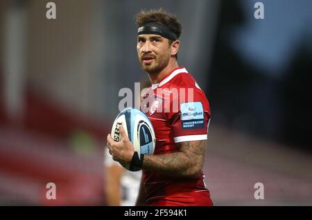 Aktenfoto vom 21-08-2020 von Gloucester's Danny Cipriani. Ausgabedatum: Donnerstag, 25. März 2021. Stockfoto