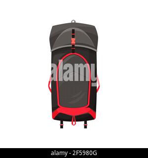 Rucksack Vektor-Symbol, Camping oder Wanderrucksack Stock Vektor