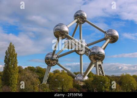 Geographie / Reisen, Belgien, Bruxelles, Atomium, Additional-Rights-Clearance-Info-not-available Stockfoto