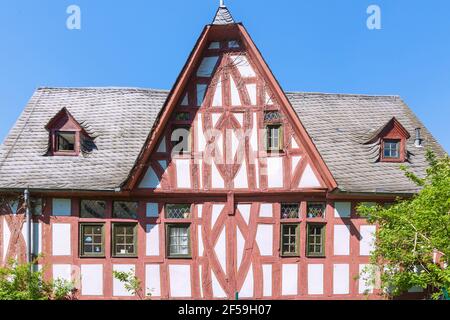 Geographie / Reisen, Deutschland, Limburg an der Lahn, Roemer, Fachwerkhaus, Additional-Rights-Clearance-Info-not-available Stockfoto