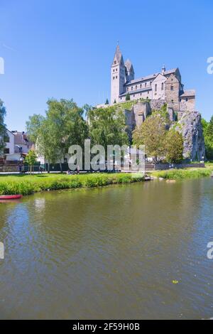 Geographie / Reisen, Deutschland, Limburg an der Lahn, Dietkirchen, Basilika St. Lubentius, Additional-Rights-Clearance-Info-not-available Stockfoto