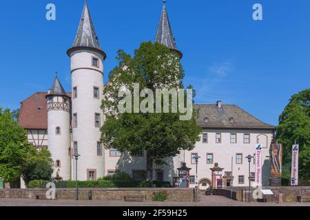 Geographie / Reisen, Deutschland, Lohr am Main, Schloss Lohr, Schneewittchen-Schloss, Spessart Museum, Additional-Rights-Clearance-Info-not-available Stockfoto