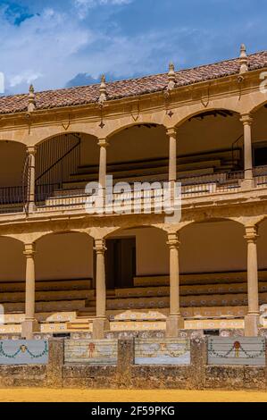 Stierarena in der spanischen Stadt Ronda Stockfoto