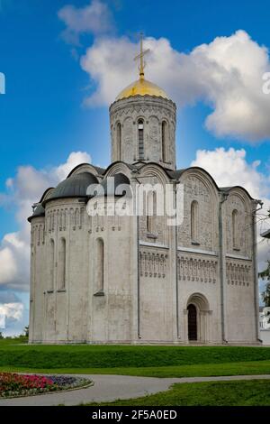 St.-Demetrius-Kathedrale. Vladimir. Russland Weltkulturerbe Stockfoto