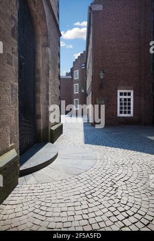 In der Altstadt von Düsseldorf Stockfoto