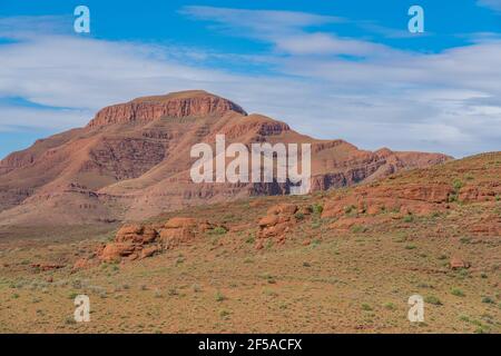 Landschaft mit Bergen im Namib Naukluft Nationalpark in Namibia Stockfoto