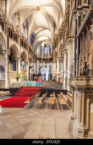 Der Hochaltar in der Kathedrale von Canterbury, Kent Stockfoto