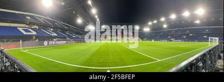 Duisburg, Deutschland. 25th Mär, 2021. firo: 25.03.2021 Fußball, Fußball: Landerspiel Nationalmannschaft WM Qualifikation 2021/2022, Gruppe J, Deutschland, GER - Island Panorama Stadion Ubersicht Quelle: dpa/Alamy Live News Stockfoto