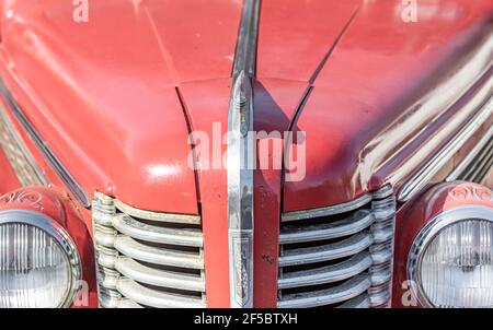 Detailbild von 1938 Pontiac Stockfoto