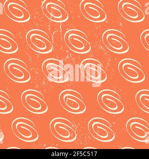 Nahtloses Muster mit gemalten Pinselstrichen. Stock Vektor