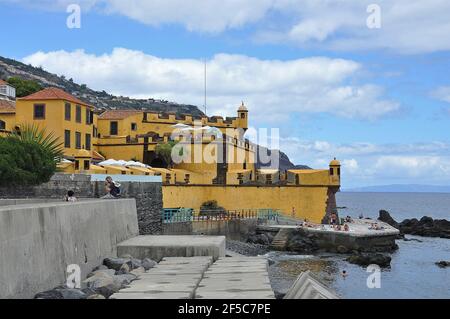 Das Fortaleza de São Tiago in Funchal-Portugal Stockfoto