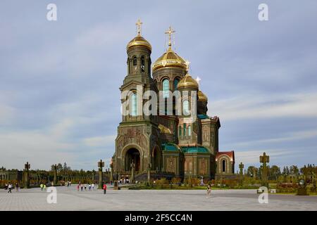 Haupttempel der russischen Streitkräfte im Park Patriot. 09,25.2020, Kubinka, Region Moskau, Russland. Stockfoto