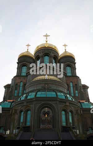 Haupttempel der russischen Streitkräfte im Park Patriot. 09,25.2020, Kubinka, Region Moskau, Russland. Stockfoto