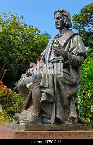 Geographie / Reisen, Portugal, Madeira Isle, Funchal, Parque de Santa Catarina, Ehrendenkmal CH, Additional-Rights-Clearance-Info-not-available Stockfoto