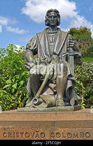 Geographie / Reisen, Portugal, Madeira Isle, Funchal, Parque de Santa Catarina, Ehrendenkmal CH, Additional-Rights-Clearance-Info-not-available Stockfoto