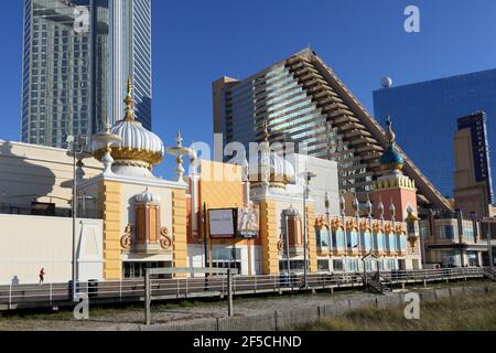 Geographie / Reisen, USA, New Jersey, Atlantic City, Trump Taj Mahal, Atlantic City, New Jersey, Zusätzliche-Rights-Clearance-Info-Not-Available Stockfoto