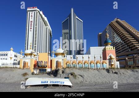 Geographie / Reisen, USA, New Jersey, Atlantic City, Trump Taj Mahal, Atlantic City, New Jersey, Zusätzliche-Rights-Clearance-Info-Not-Available Stockfoto